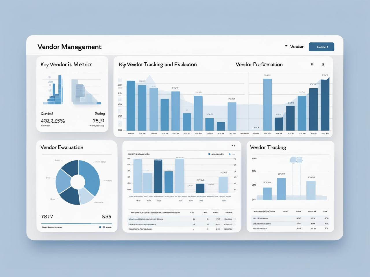 Vendor Management System – Centralized vendor tracking and evaluation platform